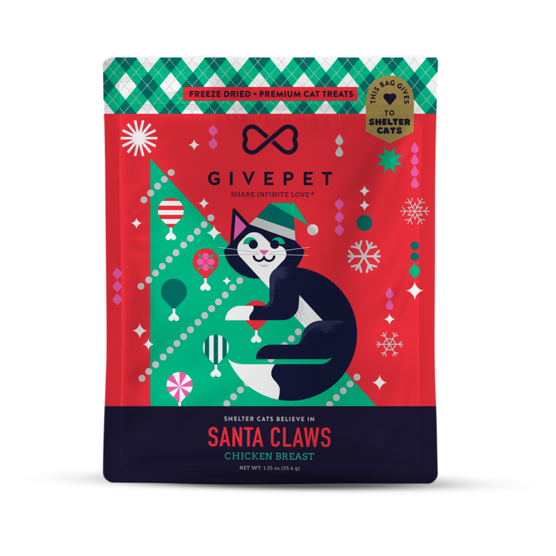 Santa Claws Freeze-Dried Cat Treats
