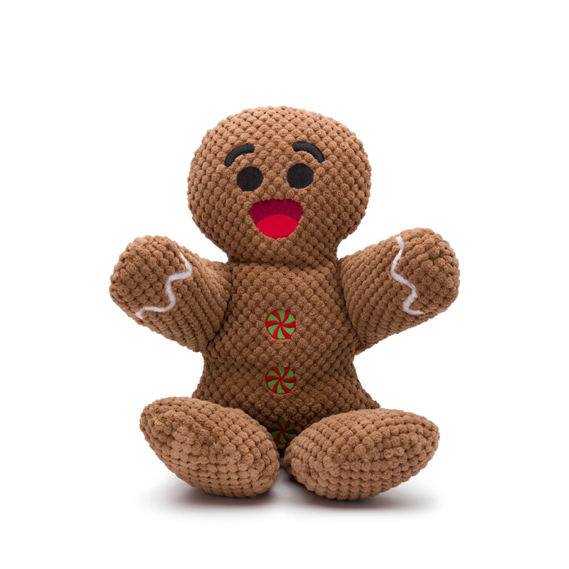 Floppy Gingerbread Dog Toy